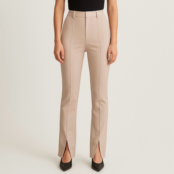 NWT Abercrombie & Fitch Ultra High Rise Pants Skinny Split Hem Trousers 26 / 2 - Picture 1 of 13